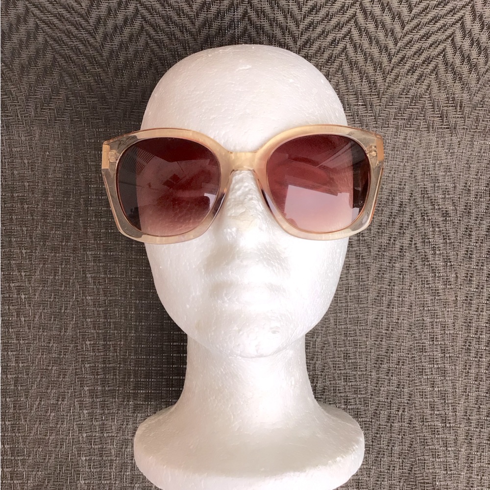 Derek Lam SADIE Crystal Nude/Brown Sunglasses
